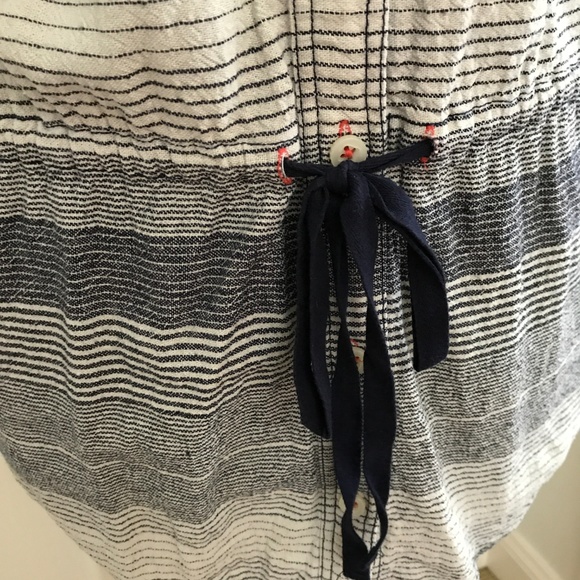 Anthro 9 H15 STCL Striped Linen Cotton Tunic small - Picture 4 of 7